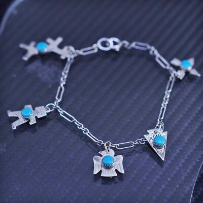 アクセサリー Thunderbird silver chain bracelet s-l400.jpg