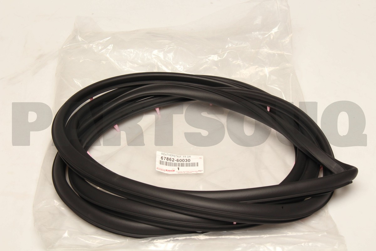 6786260030 Genuine Toyota WEATHERSTRIP, FRONT DOOR, LH 67862-60030