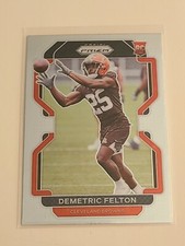 2021 PRIZM FOOTBALL BASE - DEMETRIC FELTON RC 411