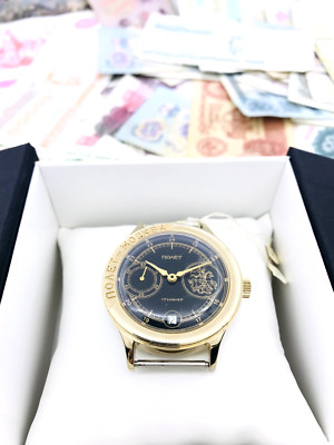   NEW Wristwatch Poljot Moscow 3105 Half 3133 Soviet USSR Wrist Watch Service