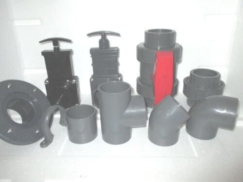 Tubo de presión de 2", accesorios de tubería, válvulas de bola / deslizamiento filtro de estanque Koi - Imagen 1 de 13