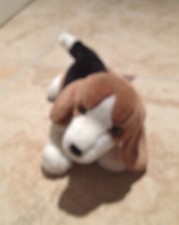 Cuddly soft plush puppy dog stuffed animal 12"