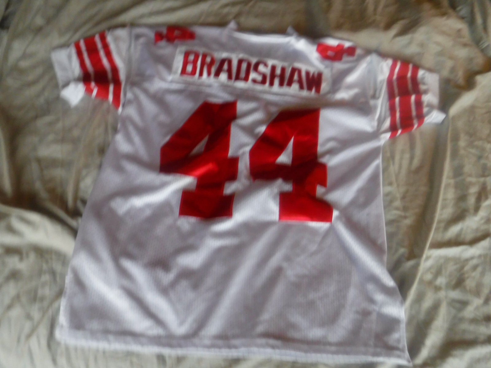Ahmad Bradshaw number 44 Jersey Reebok Size 48 Pre Owned eBay