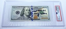 Steelers Bucs AB Antonio Brown Autographed $100 Bill Currency Whole Lotta $ PSA