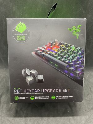 Razer PBT Keycap Upgrade Set Backlight Compatible Superior PBT Material Green