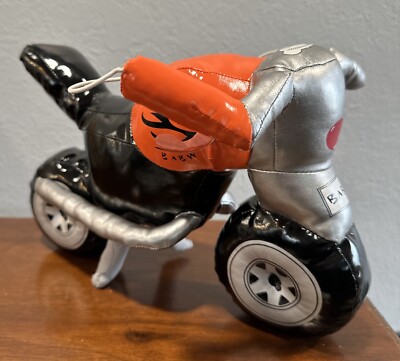 Build A Bear Plush 12 x 8 Harley-Davidson Motorcycle Black Orange