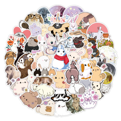  50pcs Easter Bunny / Easter Bunny Bunnies Rabbit Style Stickerbomb Stickers