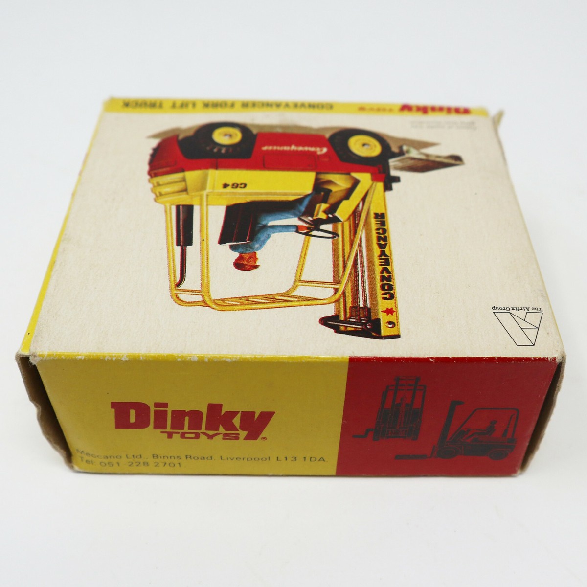 VINTAGE MECCANO DINKY TOYS 404 CONVEYANCER FORK LIFT TRUCK DIECAST