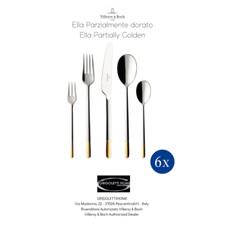 Villeroy & Boch - Ella Partially Gilded Cutlery Set 30 Pieces Retailer