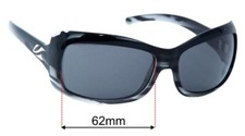 SFx Replacement Sunglass Lenses fits Kaenon Georgia - 62mm Wide