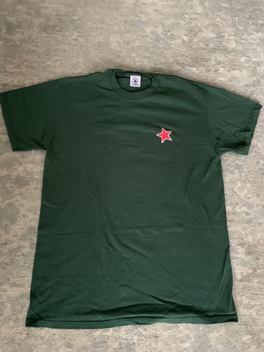 Heineken Vintage T Red Star Green Size Large Delta: Pristine & Pre-Loved