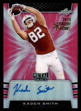 2019 Leaf Metal Draft Prismatic Pink #BAKS1 Kaden Smith /20