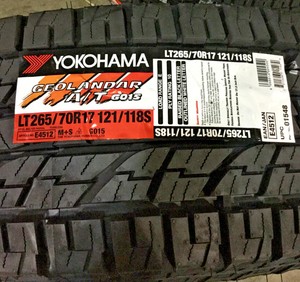 4 New Lt 265 70 17 Yokohama Geolandar A T G015 10 Ply Tires Ebay