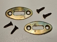 CVA Sidelock Kentucky Rifle Muzzleloader Brass Escutcheon Plates W/ Screws (A)