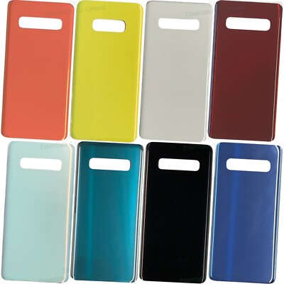 For Galaxy S10 S10E S10+ Plus Replacement Back Glass Rear Glass Battery  Cover UK
