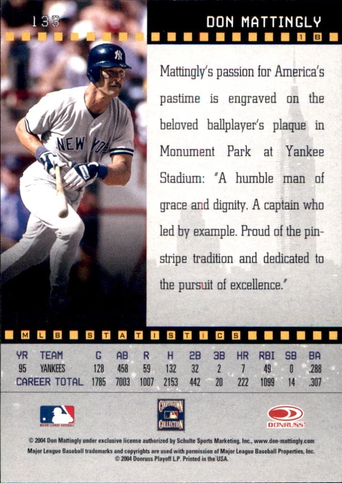 2004 Donruss STUDIO Base Commons STARS HOF ⚾ YOU PICK YOUR FAVS ⚾ MLB BASEBALL - Image 2 of 4