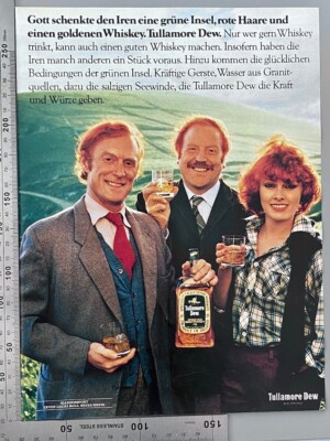 Tullamore Dew Whiskey Irland Original Vintage Werbung 1979 Reklame advert