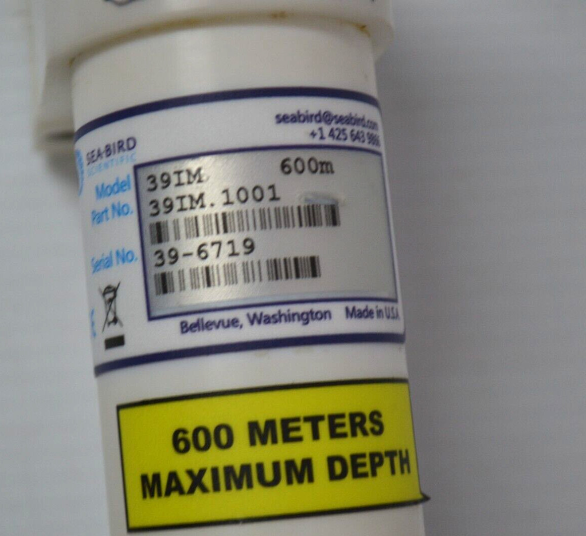 SBE Sea Bird Electronics 39IM Wave Tide Depth Recorder 600M part # 39IM.1001