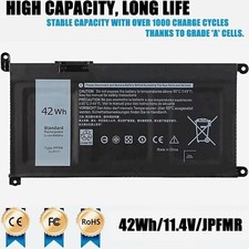 JPFMR BATTTERY FOR DELL Chromebook 3400 3100 2-in-1 Series 5488 5493 5593 P90F