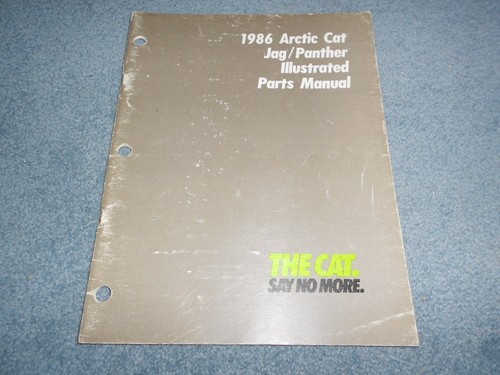 1986 ARCTIC CAT JAG PANTHER SNOWMOBILE PARTS BOOK ILLUSTRATED FACTORY MANUAL - 第 1/6 張圖片