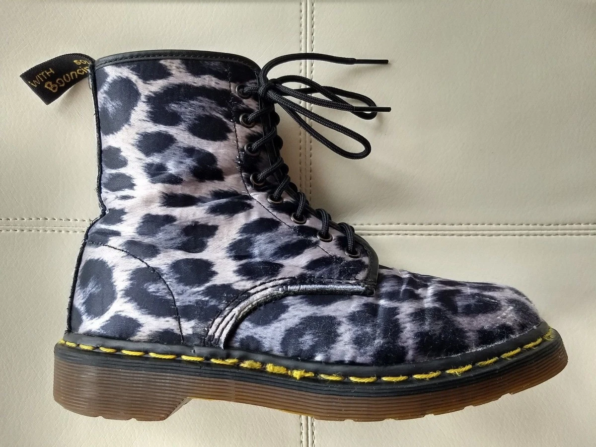 White leopard clearance boots