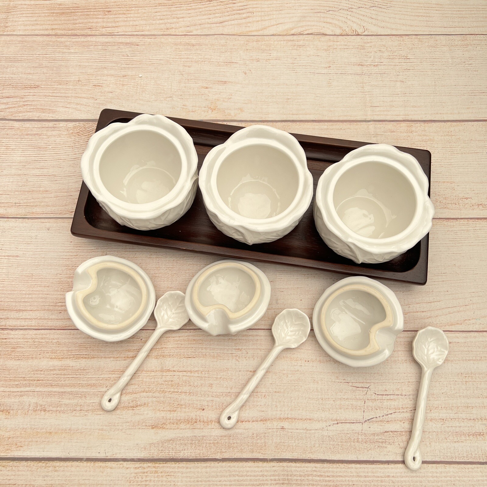 Mikasa 7-Piece Condiment Bowl Set with Tray