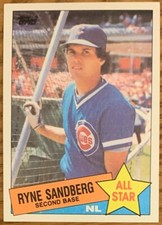 RYNE SANDBERG, 1985 TOPPS 