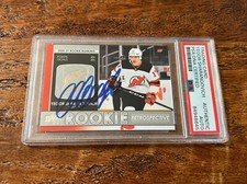 Yegor Sharangovich IP Signed Upper Deck RC Card Psa Dna Coa Slab Devils Auto