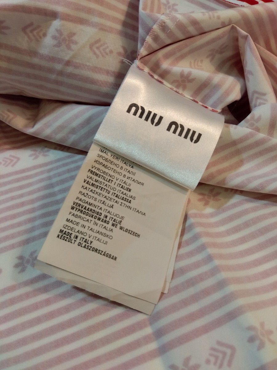 Excellent Miu Miu one-piece dress Size 38 Italy Red White | eBay