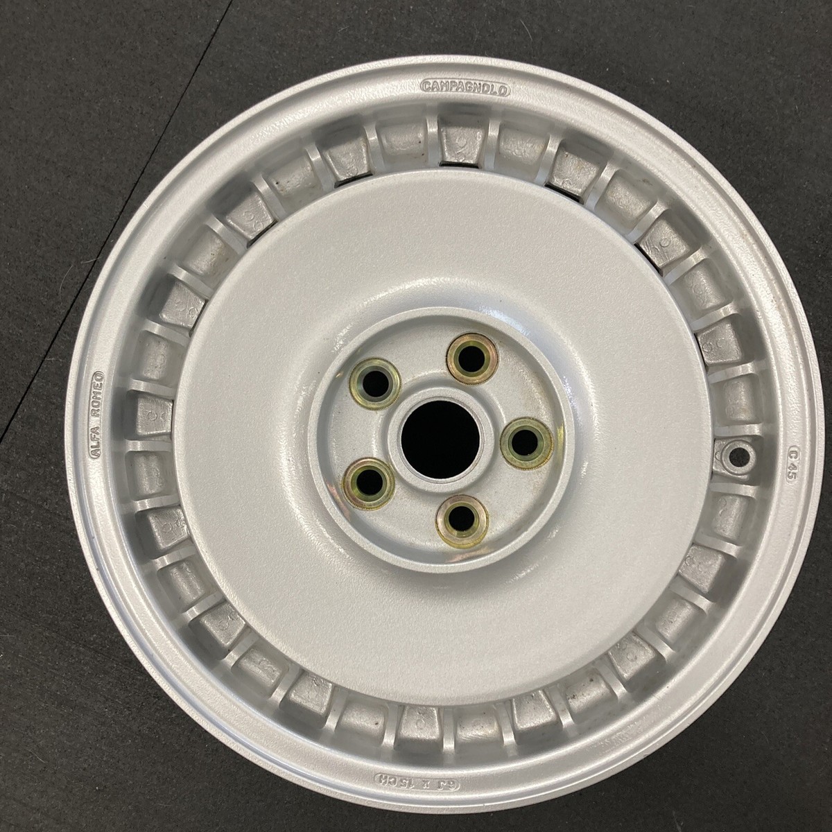 Alfa Romeo 6Jx15 Inch C45 Factory Lightweight Campagnolo Wheel For