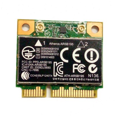 593127-001 for HP Atheros AR9285 AR5B195 Mini PCIe WiFi Wireless 