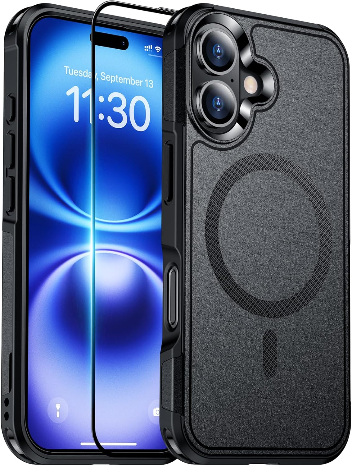 Designed for Iphone 16 Case Magnetic,[Compatible with Magsafe][Military Grade Dr