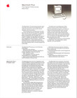 VERY RARE APPLE MARKETING BROCHURE & COMPLETE PRODUCT LINE LITERATURE • APR 1986 — photo 2