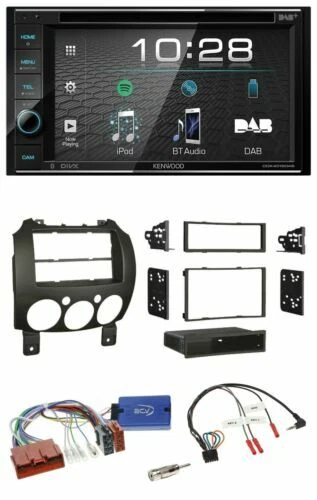Kenwood Autoradios mit DAB von Mazda