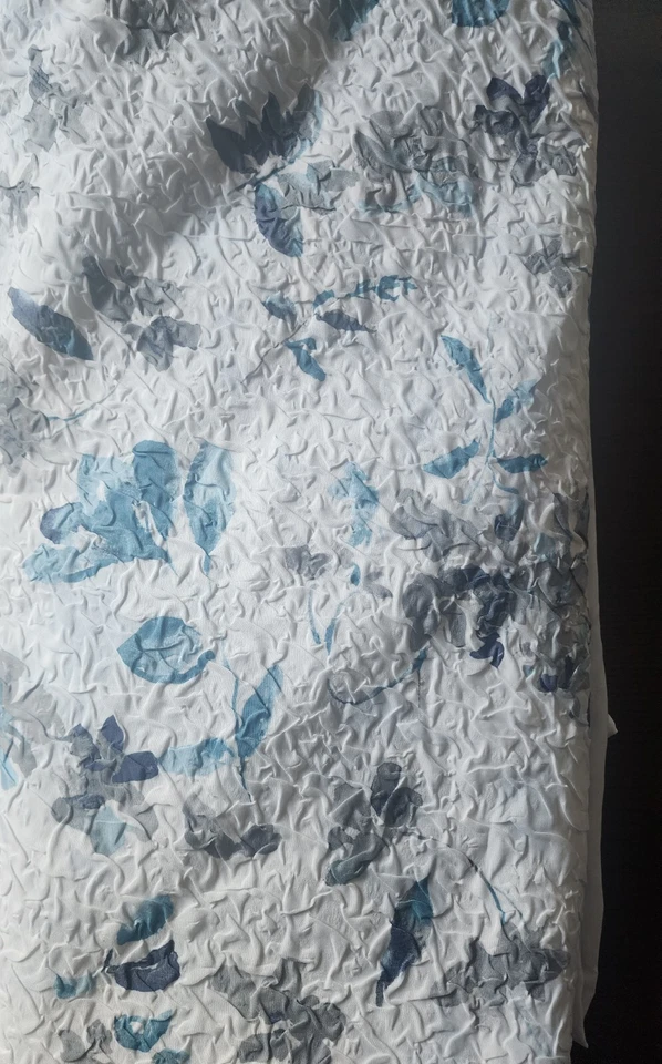 Juego de fundas funda nórdica DKNY Pinch texturizada azul floral completa Queen caja abierta de 3 piezas Foto 2 de 4