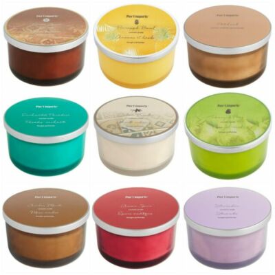 Pier Imports 3-Wick Scented Glass Jar Candle Many to Choose! Out of  Production