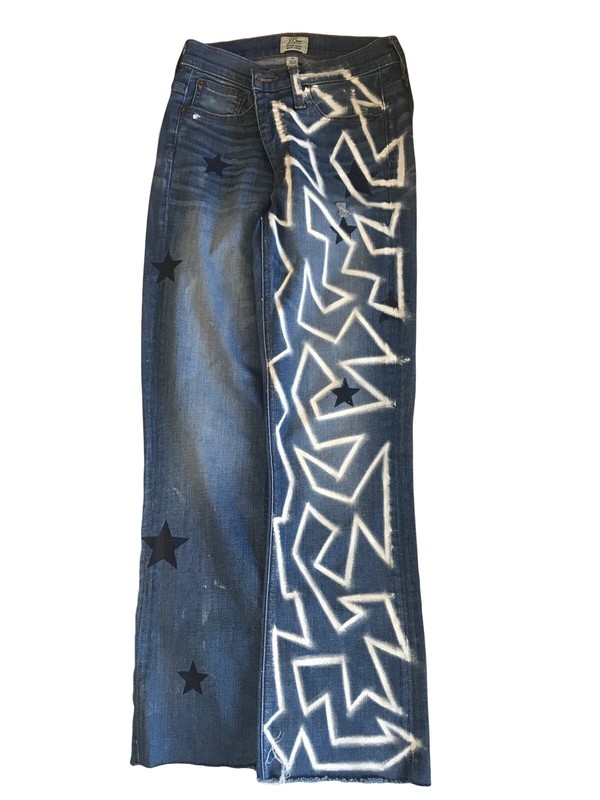 Absodeitly Custom 26 J. Crew Billie Demi Boot Crop Star Jeans