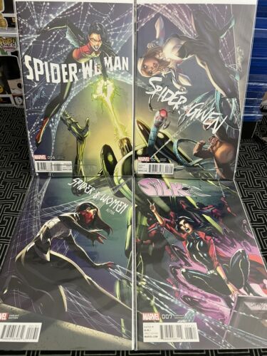 Spider-Women (2016) J Scott Campbell Connecting Variant Set - Picture 1 of 9