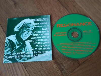 Resonance Volume 6 Number 1: Structure & Freedom CD Faust John French Fong Naam