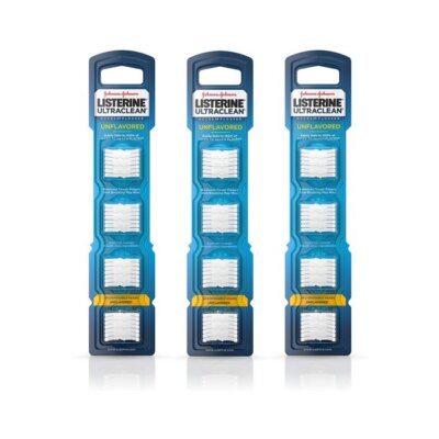 Listerine Ultraclean  Access Flosser Refills UNFLAVORED 28 count (3 pack)