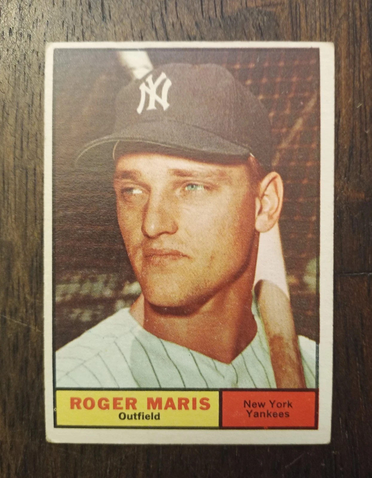 1961 Topps # 2 Roger Maris Baseball Card  |  New York Yankees