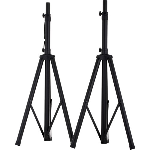 KORN Lautsprecherstative Boxenständer Set Alu bis 30kg +Transporttasche | NEU