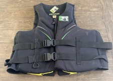 Body Glove Adult Life Jacket Size XXL Color Black Comes w/ 2 Straps  a Zipper 