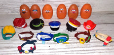 McDonalds VTG McNugget Buddies Happy Meal Toy Lot w/Accessories Chicken Nuggets