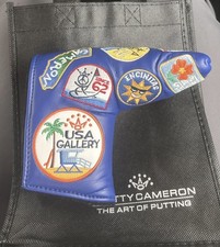 Scotty Cameron Gallery Exclusive SO-CAL TRIPPER BLUE PATCHES Blade Headcover NEW