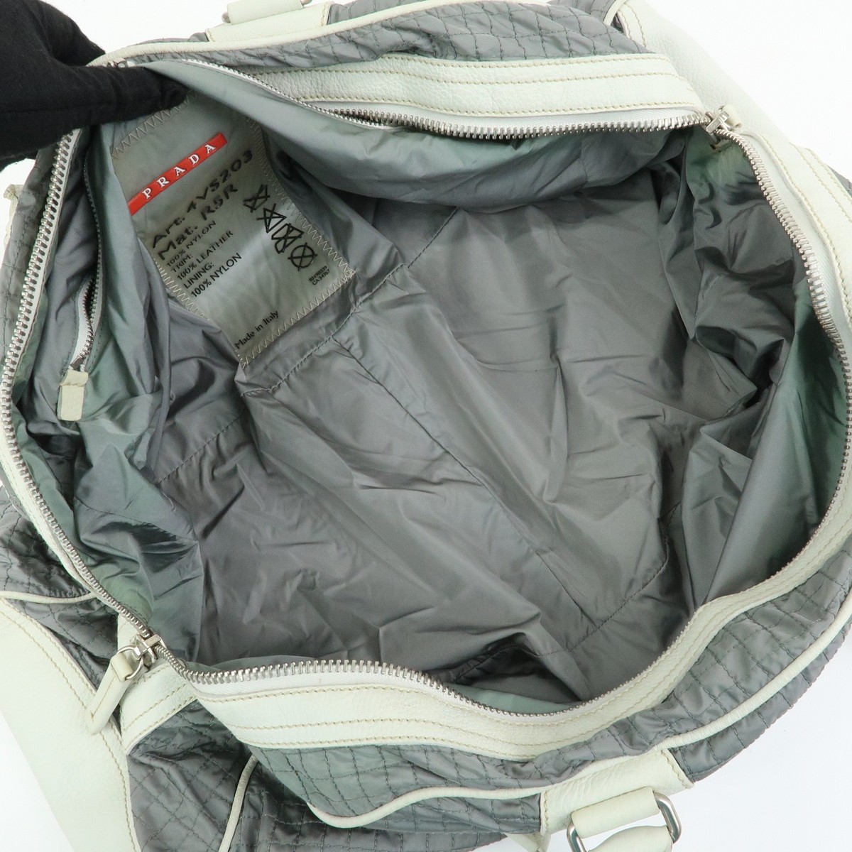 バッグ PRADA SPORT 2WAY BOSTON SHOULDER BAG Prada 2WAY Handbag Shoulder Bag Boston Black NERO Leather (Sold