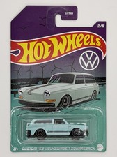 2022 Hot Wheels Custom 59 Volkswagen Squareback Aqua Teal 2/8 GRT01 NIP