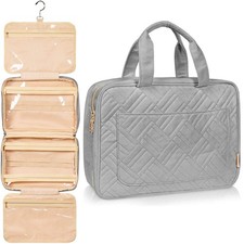 Large Hanging Travel Toiletry Bag for Women, Makeup Bag, Bathroom  Shower Or...
