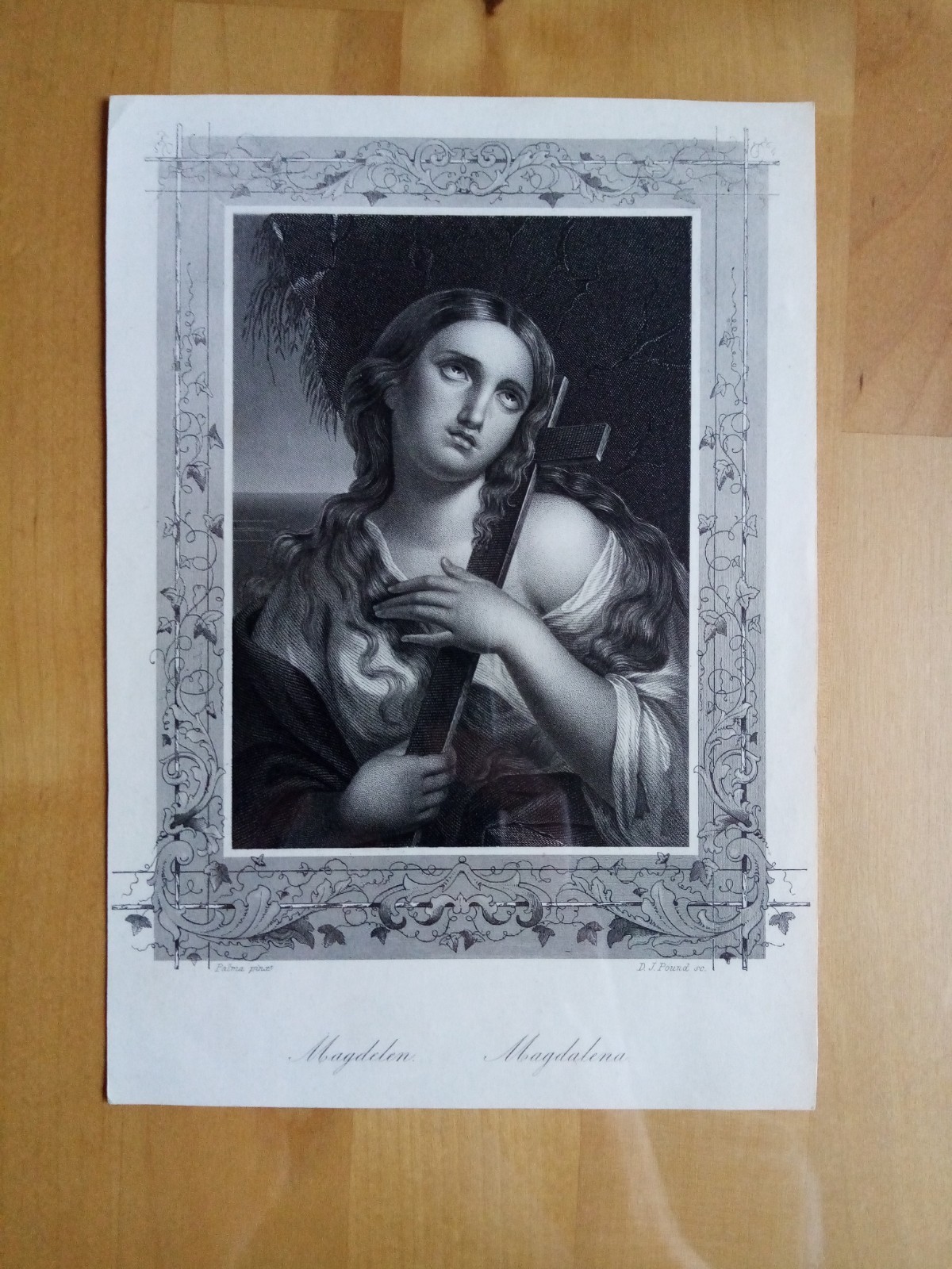 Heilige Maria Magdalena Heiligenbild Andachtsbild