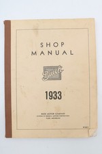 Buick 1933 Shop Manual - Gm General Motors